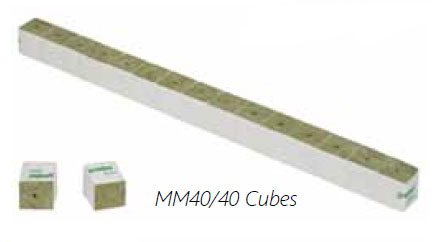 Grodan MM40/40 Cubes (40x40x40 mm) Cubes 2250/ctn