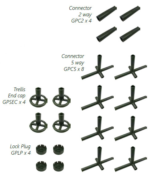 G-Pots Kit Small - 2xGPB48/GEO27/GPG50/FFFRM/GPSK