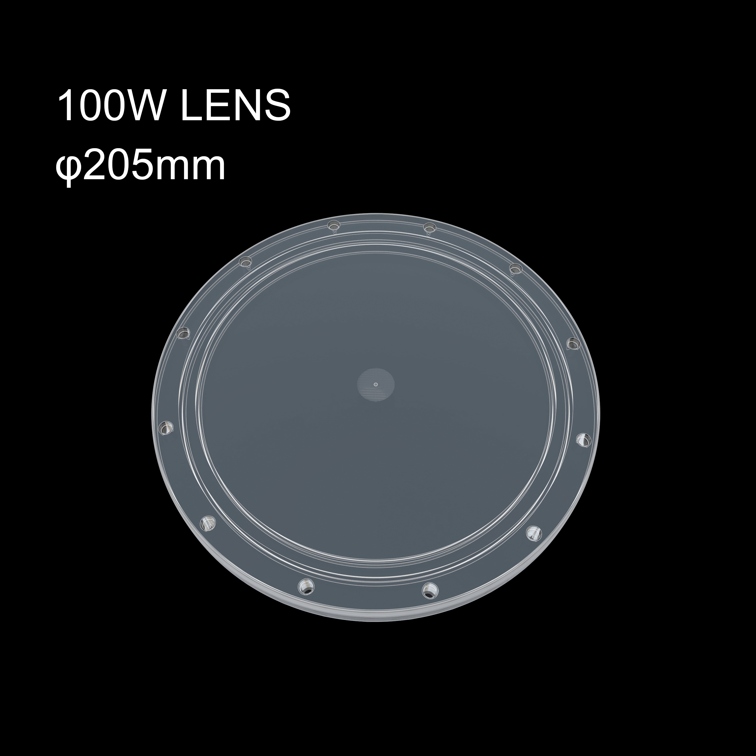 LED 100 W UFO Lens Replacement