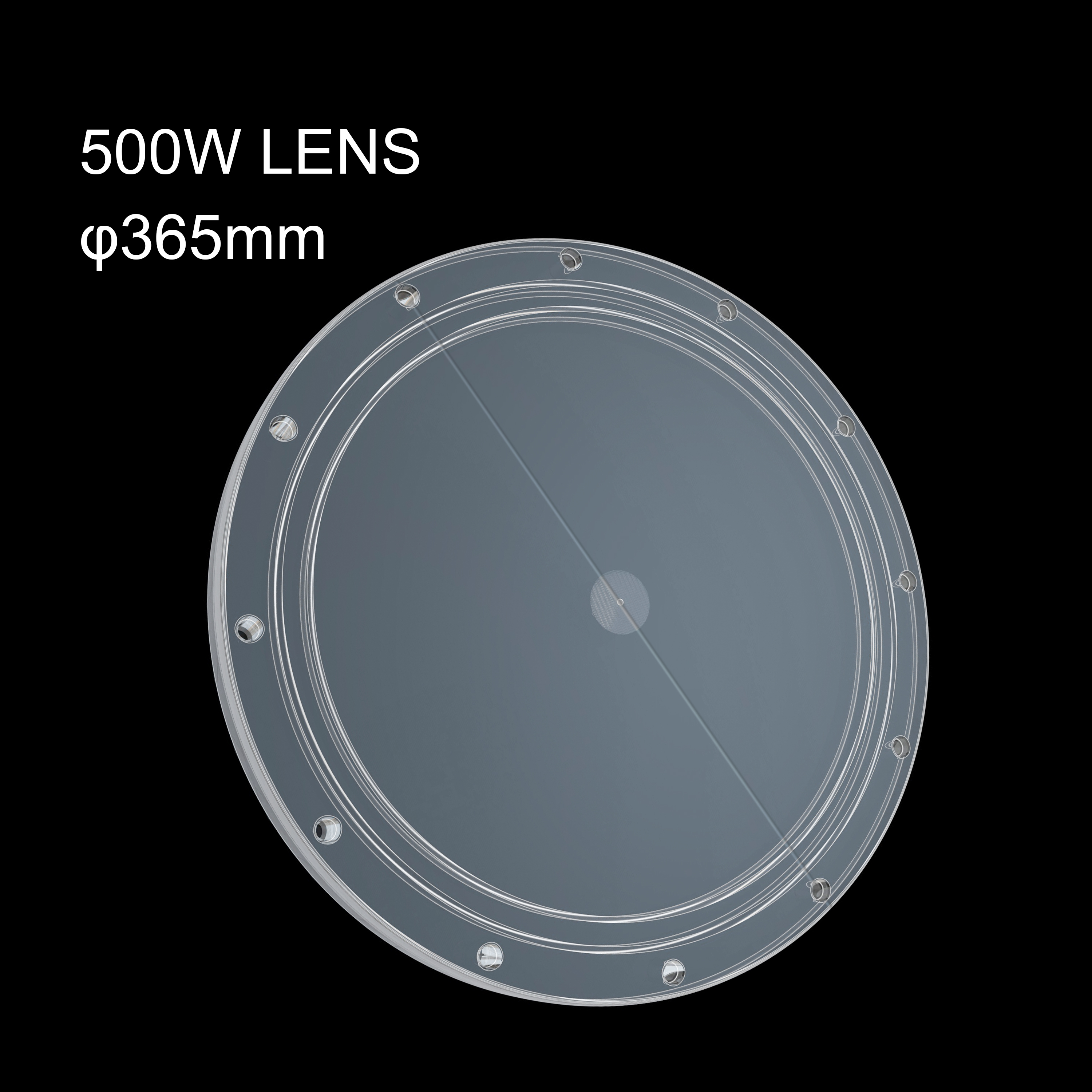 LED 500 W UFO Lens Replacement
