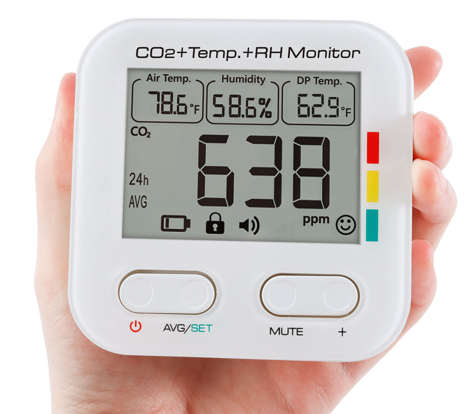 AZ Battery operated CO2 monitor