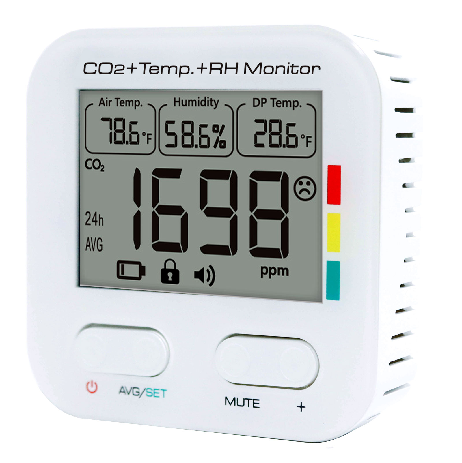 AZ Battery operated CO2 monitor